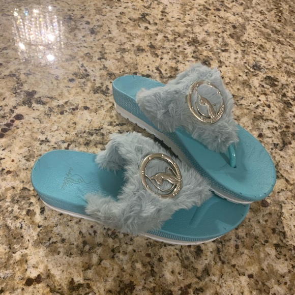 ❌SOLD❌ 😻Babyphat Fur Sandals - Picture 3 of 9